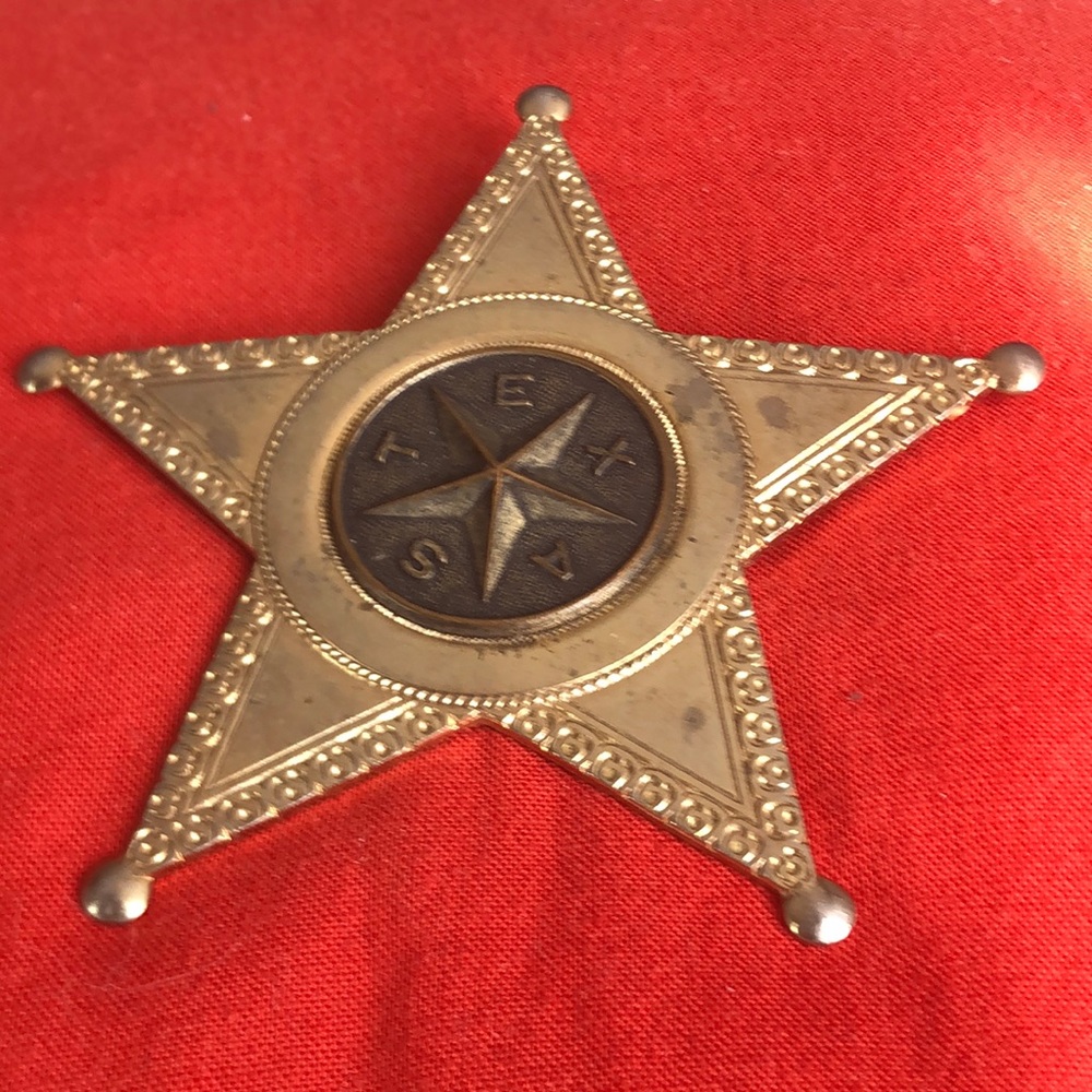 Vintage Agnew Texas Star Brooch with Pendant Attachment